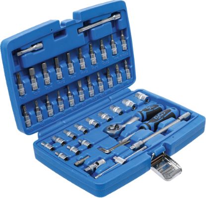 Socket Wrench Set Komplekt, 46 osa, tollmõõdus