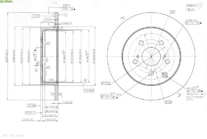 Brake Disc TOYOTA - 42431-0F020