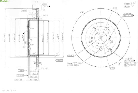 Brake Disc TOYOTA - 42431-0F020