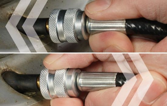 Valve, flame starter system rehvipumpamispüstol manomeetriga Quick Connect