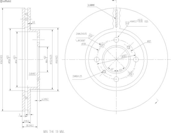 Brake Disc HONDA - 45251-SCC-900