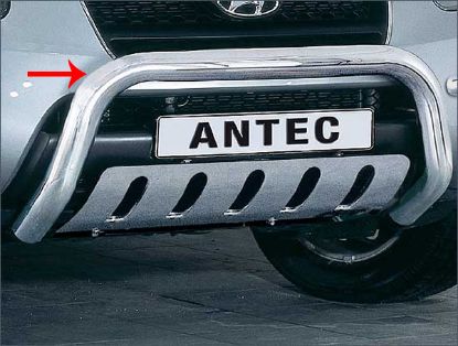 Frontal Protection Bar Hyundai Santa Fe 06-12 70mm Frontal Protection Bar Hyundai Santa Fe 06-12 70mm