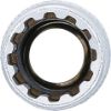 Socket Wrench Insert 3/8" Deep Socket "Gear Lock", 11 mm