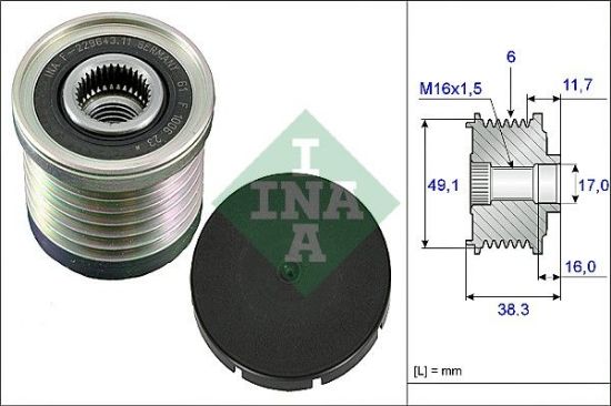 Alternator Freewheel Clutch RENAULT - 23 10 000 18R
