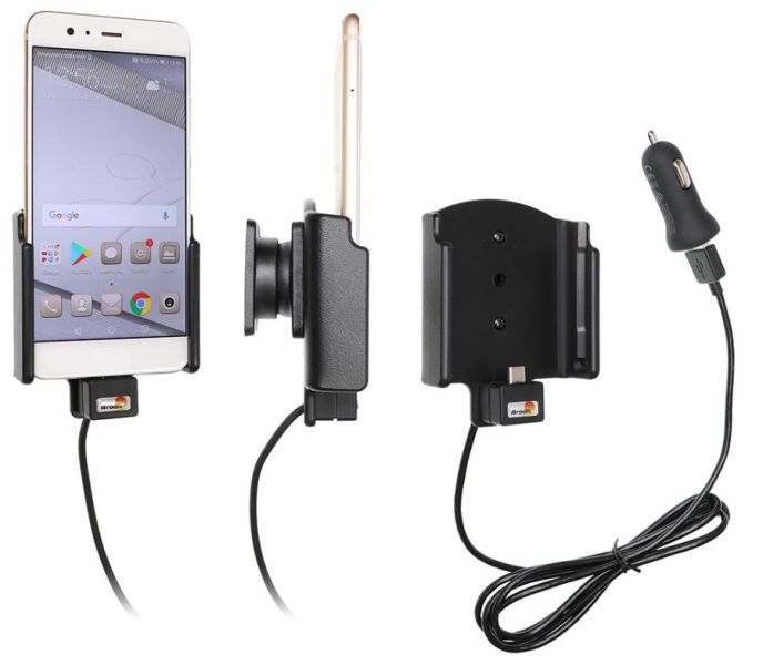 Mobile phone/PDA holder Huawei P10 Plus, aktiivne laadija sig, süütajast
