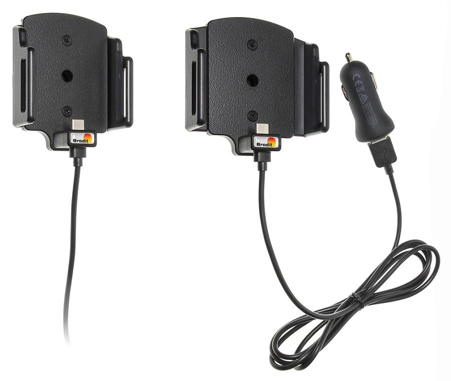 Mobile phone/PDA holder laius 62-77mm, paksus 6-10mm, USB-C