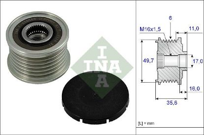 Alternator Freewheel Clutch MERCEDES-BENZ - 000 154 28 50