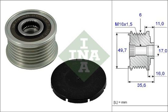 Alternator Freewheel Clutch MERCEDES-BENZ - 000 154 28 50