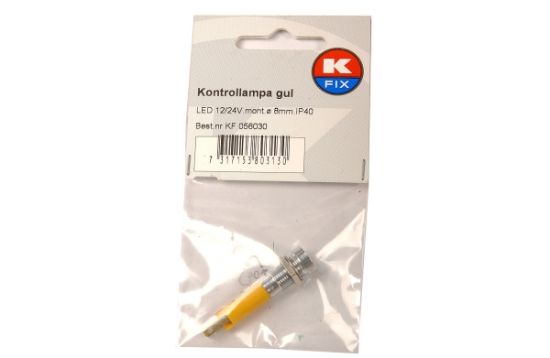 Diode Märgutuli 12/24V kollane LED