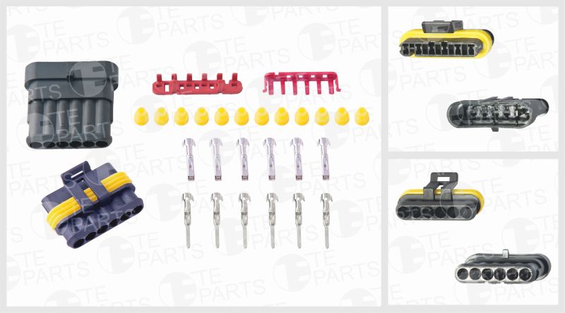 Cable Connector Kit 6 PIN komplekt "superseal" ISA + EMA