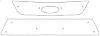Trim/Protection Strip, radiator grille Ford Mondeo 2007-2009
