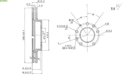Brake Disc MAZDA - GJ6Y-33-25XA