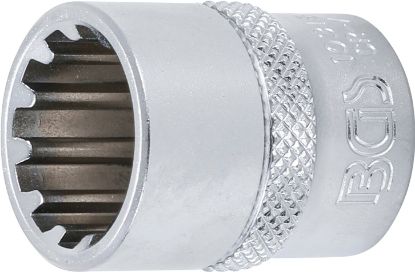 Socket Wrench Insert 3/8" Socket "Gear Lock", 16 mm