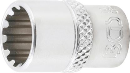 Socket Wrench Insert 1/4" Socket "Gear Lock", 11 mm