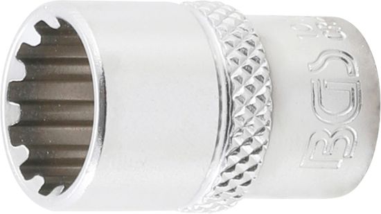 Socket Wrench Insert 1/4" Socket "Gear Lock", 11 mm