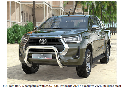 Frontal Protection Bar Toyota Hilux 21- 70mm Frontal Protection Bar Toyota Hilux 21- 70mm