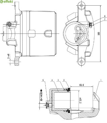 Brake Caliper MAZDA - GSZD-33-99Z