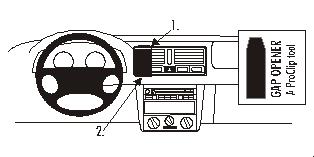 Trim Frame VW Golf IV 98-02
