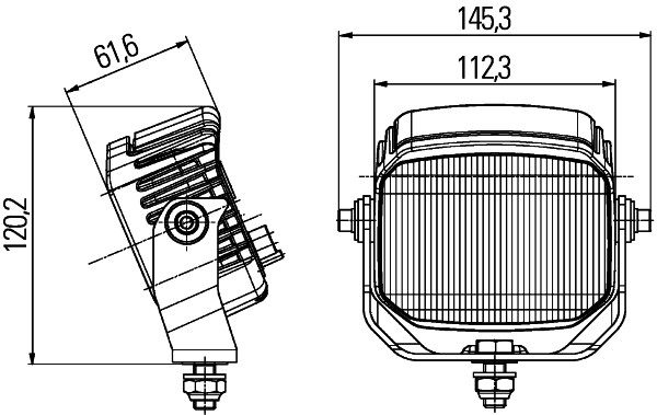 Reverse Light Power Beam 1000 (6 LEDs 18W)