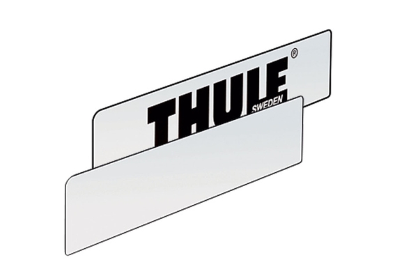 Extension Set, trailer hitch bike carrier Number Plate (numbrimärk plastist valge/Thule)