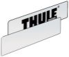 Extension Set, trailer hitch bike carrier Number Plate (numbrimärk plastist valge/Thule)