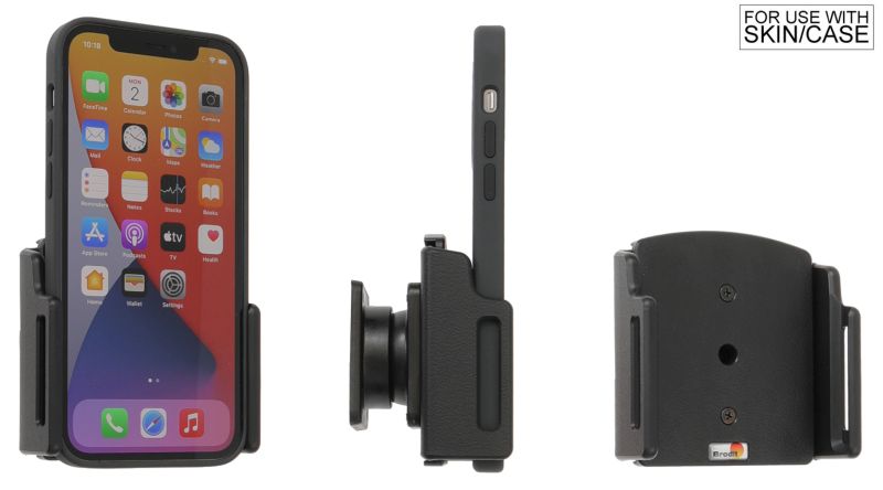 Mobile phone/PDA holder Apple iPhone 15/Pro/Max L:75-89mm P:8-12mm tilt