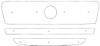 Trim/Protection Strip, radiator grille Fiat Ducato 2007-