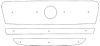 Trim/Protection Strip, radiator grille Fiat Ducato 2007-