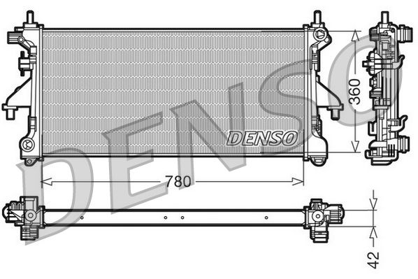 Radiator, engine cooling PEUGEOT Boxer III - CITROEN Radiator, engine cooling PEUGEOT Boxer III - CITROEN