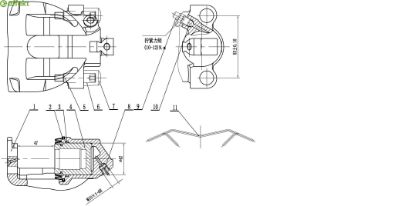Brake Caliper VOLVO - 8251313