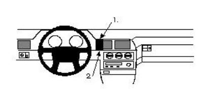 Trim Frame Volvo 960 95-