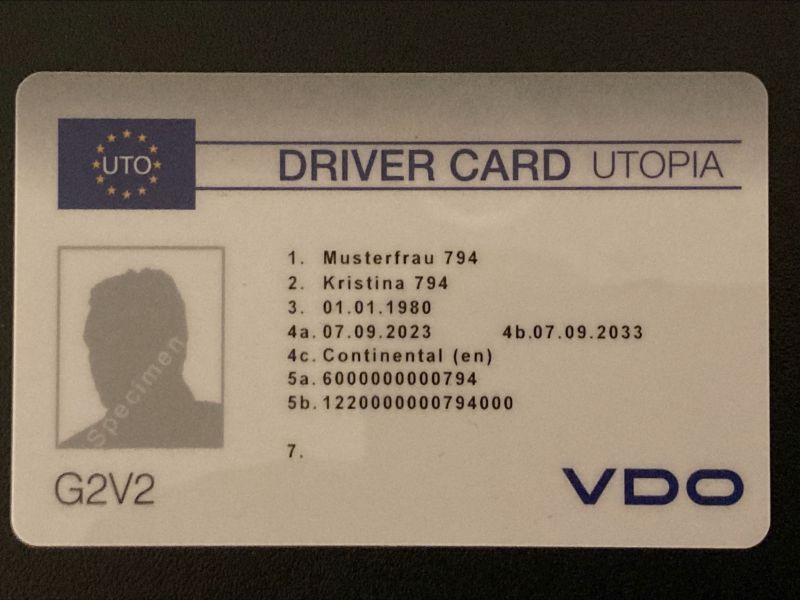 Tachograph needle Juhikaart (koolituse G2V2)