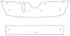 Trim/Protection Strip, radiator grille Skoda Octavia Scout 2010-2014