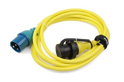 Cable Repair Set, engine block heater MS5M; 2,5mm²; CEE kaldavoolule, kollane