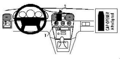 Trim Frame Volvo S40 96-00 keskele
