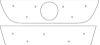 Trim/Protection Strip, radiator grille VW Caddy MAXI 2005-2010