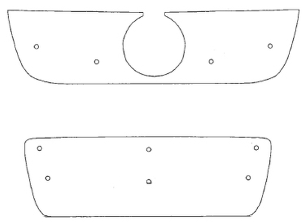 Trim/Protection Strip, radiator grille VW Bora 1998-2005