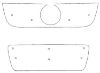 Trim/Protection Strip, radiator grille VW Bora 1998-2005