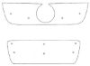 Trim/Protection Strip, radiator grille VW Bora 1998-2005