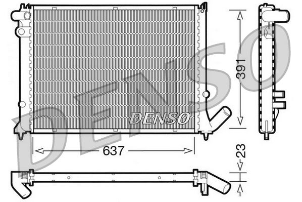 Radiator, engine cooling PEUGEOT 406 1.6 / 1.8 / 1.8 Radiator, engine cooling PEUGEOT 406 1.6 / 1.8 / 1.8