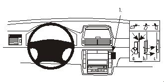 Trim Frame VW Sharan 01-03