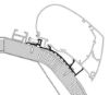 Mounting Set, roof rack Carthago Chic 14- 5,5m (6/9-seeriale)