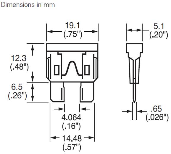 Fuse 40A ATOF 32V 10tk