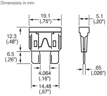 Fuse 40A ATOF 32V 10tk