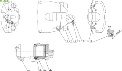 Brake Caliper VOLVO - 36000484