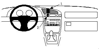 Trim Frame Ford Fiesta 96-/121 96-