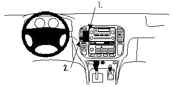 Trim Frame Lexus LX 470 99-