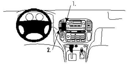 Trim Frame Lexus LX 470 99-