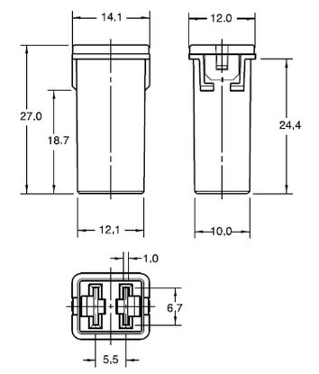 Fuse 20A 32V 10tk
