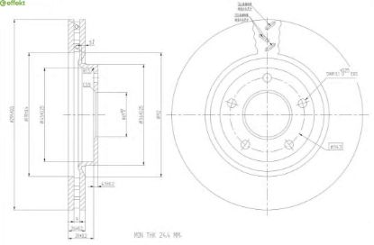 Brake Disc PSA, Mitsubishi